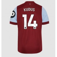 Dres West Ham United Mohammed Kudus #14 Domaci 2023-24 Kratak Rukav